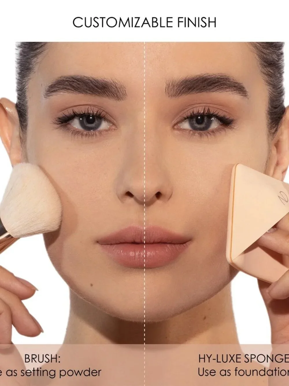 NATASHA DENONA Hy-Glam Powder Foundation NEW Fair to Light Shades NIB